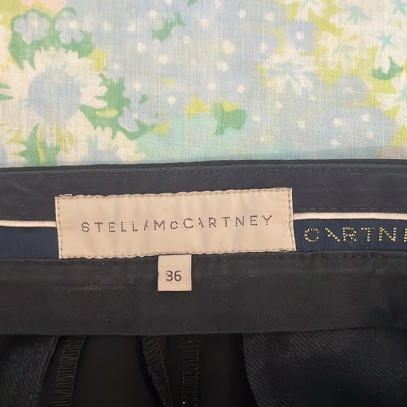 Stella McCartney | Jasmine Lamb Wool Twill Slim Straight Trouser Pants EU36/US2 - Picture 11 of 15